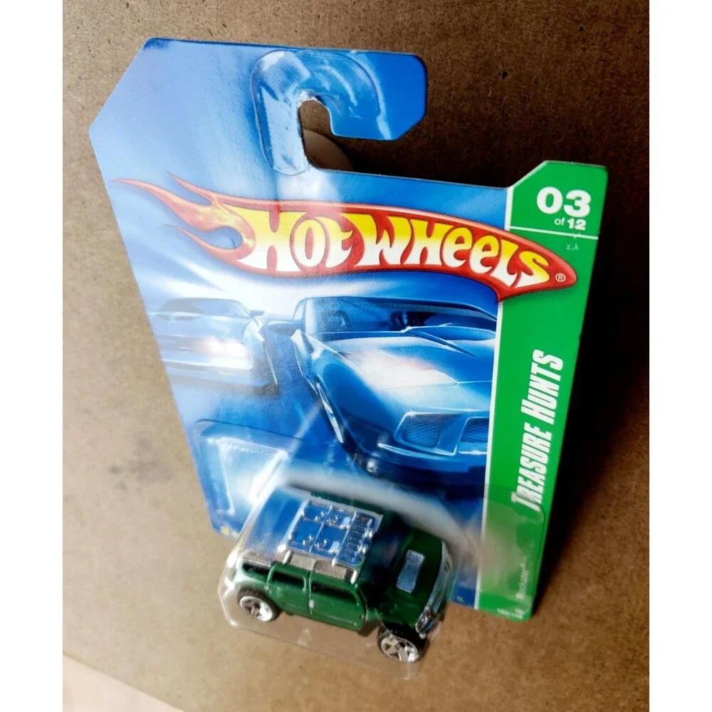 Hot Wheels ROCKSTER Metalflake Green 2008 TREASURE HUNTS Series #3/12 OR5SP #163